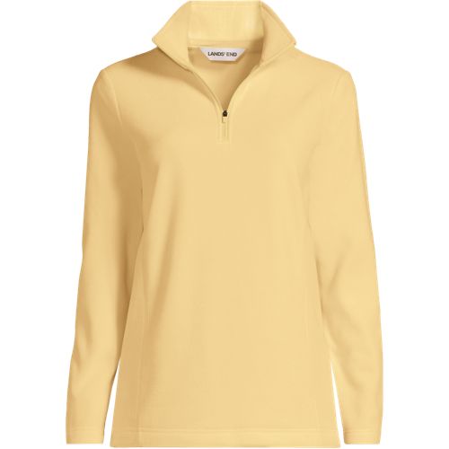 Pull Polaire Léger Lands' End Ivoire – Femme Taille M, Doudou Et Cosy