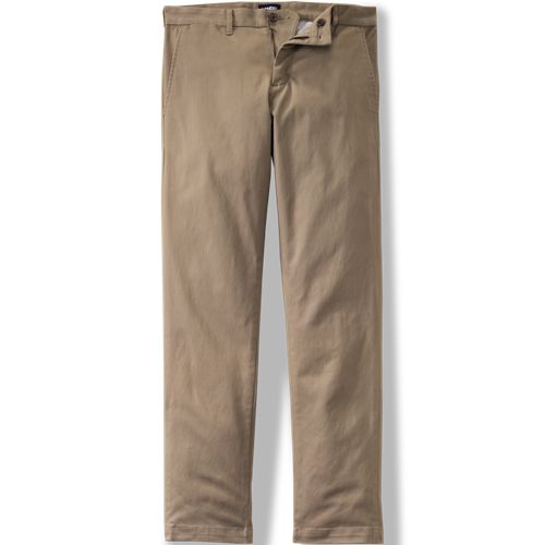 Pantalon chino homme Lands' End 32x29 beige coupe classique coton