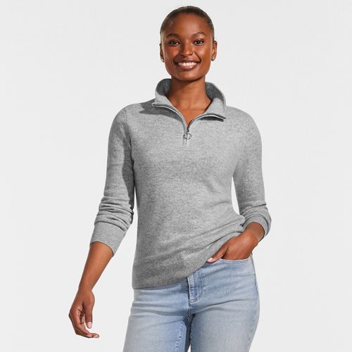 Pull Polaire Léger Lands' End Ivoire – Femme Taille M, Doudou Et Cosy