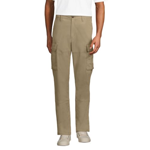 Short en coton et lin pour homme - Beige - Coupe slim - Décontracté